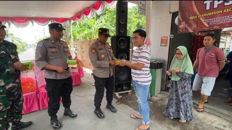 Tarik Animo Warga Datang ke TPS, Polresta Sidoarjo Siapkan Makan Gratis