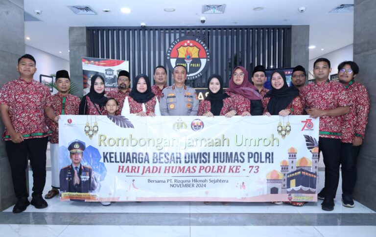 Hari Jadi Humas Polri Ke-73, Kadiv Humas Beri Apresiasi Berangkatkan Personel dan Media Ibadah Umroh