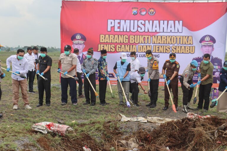 Pj. Bupati Lumajang Apresiasi Polisi yang Berhasil Berhasil Ungkap Lahan Ganja Terbesar di Pulau Jawa