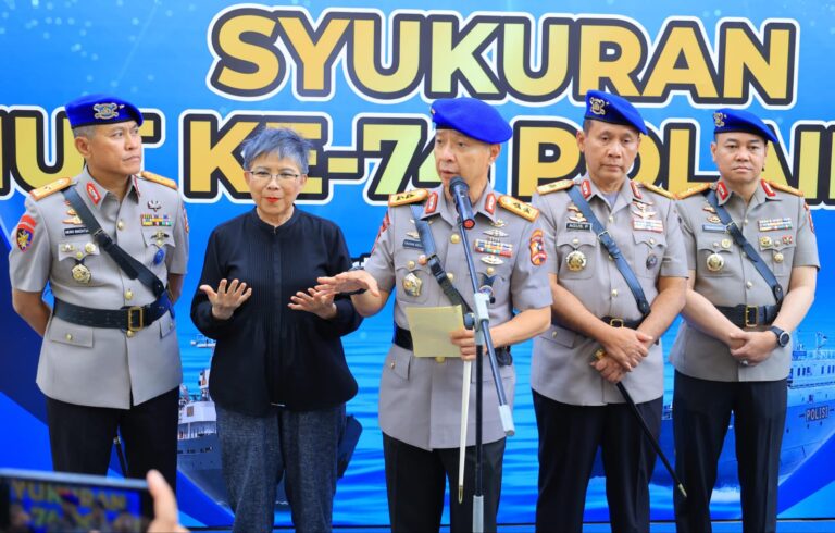 Polairud Baharkam Polri Rayakan HUT ke-74 dengan Semangat Mengamankan Sumber Daya Kelautan