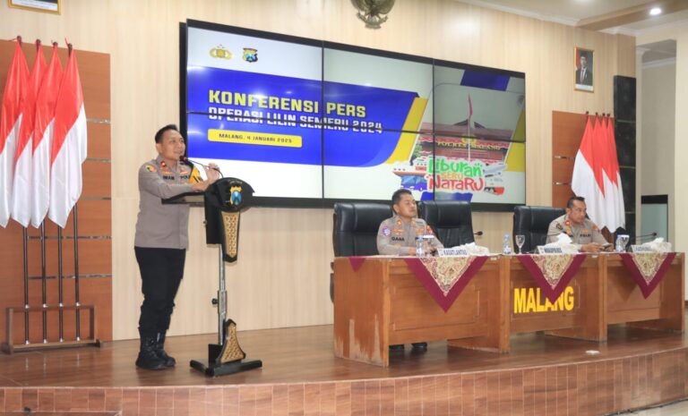 Tren Kriminalitas dan Kecelakaan Menurun Selama Operasi Lilin 2024 di Malang