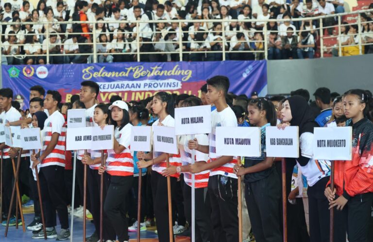 PBVSI Jatim Cari Bibit Atlet Terbaik, Forkopimda Sidoarjo Buka Kejurprov Bola Voli U-15 di GOR Delta