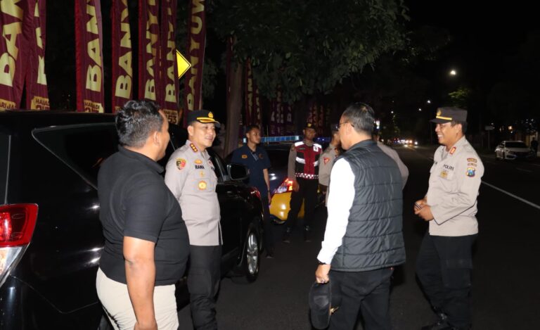 Polresta Banyuwangi Gelar Patroli Gabungan Skala Besar Antisipasi Balap Liar