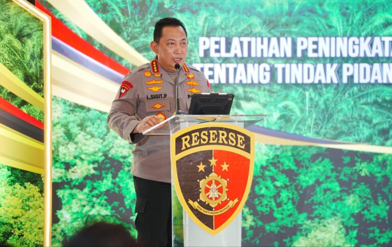 Hadiri Pelatihan Penyidik, Kapolri Minta Jajaran Cegah Potensi Kebocoran Anggaran Negara