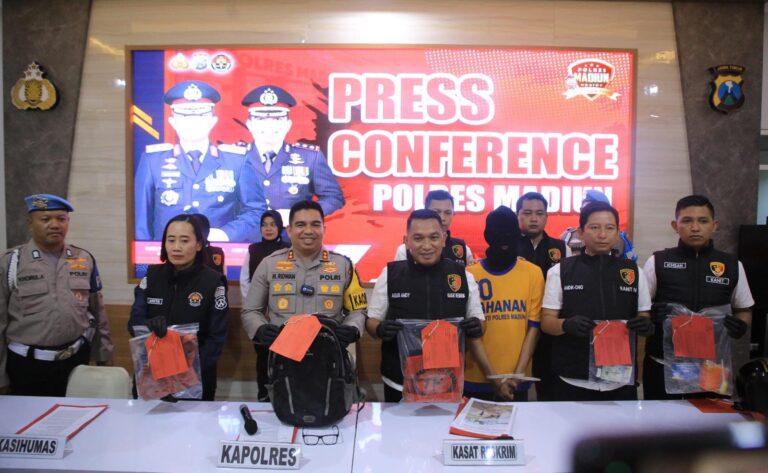 Polres Madiun Berhasil Ungkap Kasus Pembuangan Bayi Dua Tersangka Diamankan