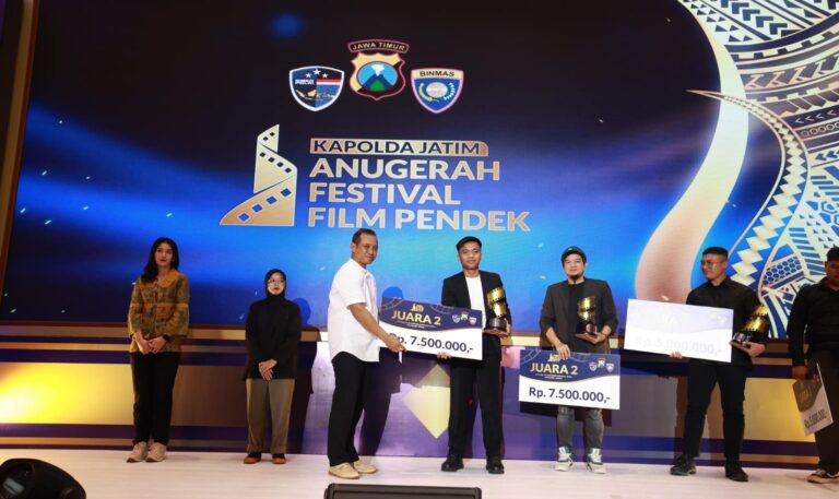 Polda Jatim Gelar Malam Anugerah Festival Film Pendek Kampanye Anti Judol