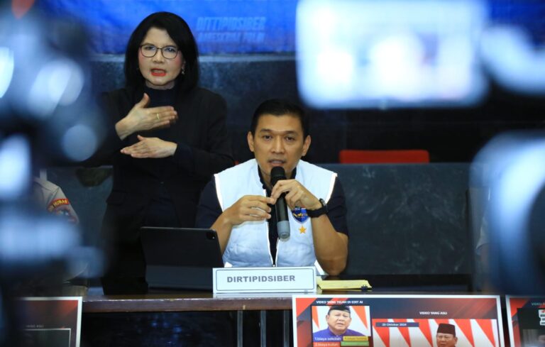 Dittipidsiber Tangkap Pelaku Deepfake Presiden Prabowo dan Pejabat Negara Lainnya