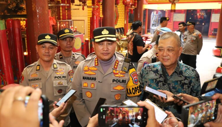Polresta Malang Kota, Cek Persiapan PAM Perayaan Imlek 2025 di Klenteng Eng An Kiong Kota Malang