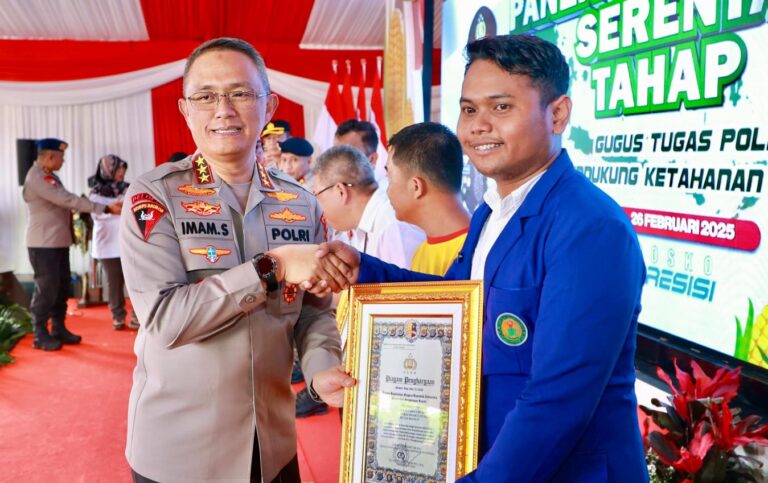 Dukung Ketahanan Pangan, Mahasiswa Madiun Terima Penghargaan dari Kapolri