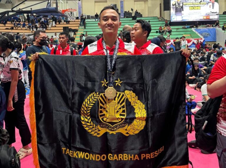 Anggota Polres Probolinggo Kota Raih Juara Satu Kasal Cup International Open Taekwondo Championship 2025