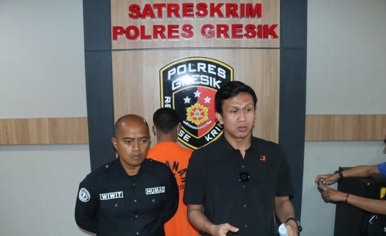 Polisi Berhasil Amankan Terduga Pelaku Kekerasan yang Mengakibatkan Korban MD di Gresik