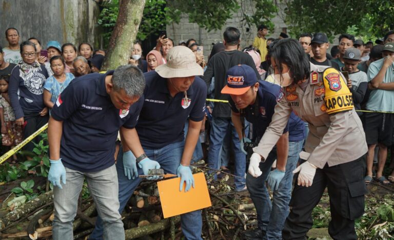 Polres Jember Berhasil Amankan Terduga Pembuang Bayi Dua Jam Setelah Ditemukan Jasad Terkubur di Pekarangan