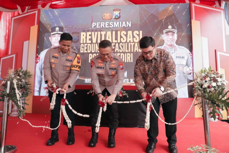 Kapolda Jatim Resmikan Revitalisasi Mapolres Kediri Untuk Tingkatkan Pelayanan Publik