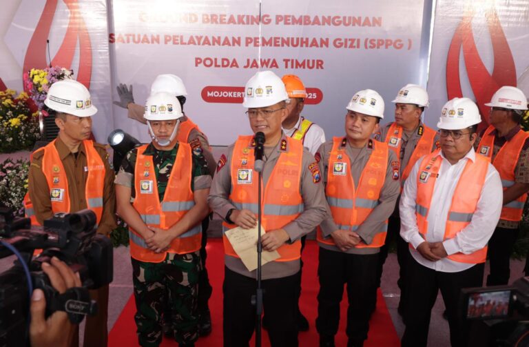 Sukseskan Program MBG Polda Jatim Bangun Gedung SPPG di SPN