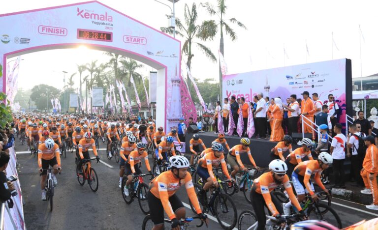 Hari Kedua Tour of Kemala 2025 Meriah, 1.794 Peserta Ramaikan Lintasan di Yogyakarta
