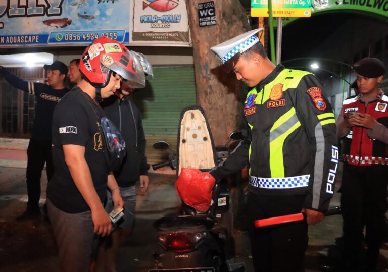 Jelang Ramadhan Polres Ponorogo Gencarkan Razia, Antisipasi Balap Liar dan Premanisme