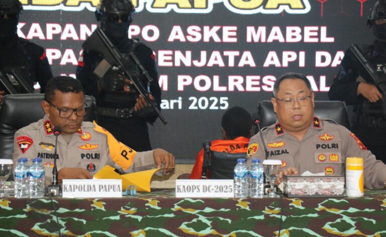 Disertir Polres Yalimo Aske Mabel Ditangkap Satgas Ops Damai Cartenz 2025