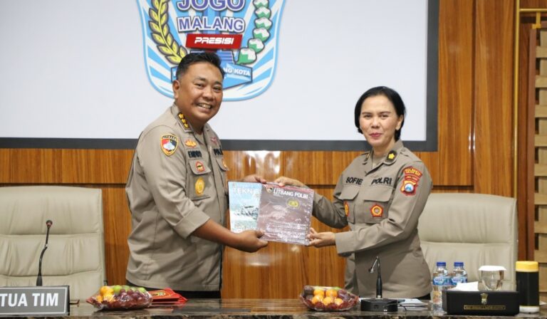 Polresta Malang Kota Jadi Rujukan Riset Penggunaan Senjata oleh Puslitbang Mabes Polri