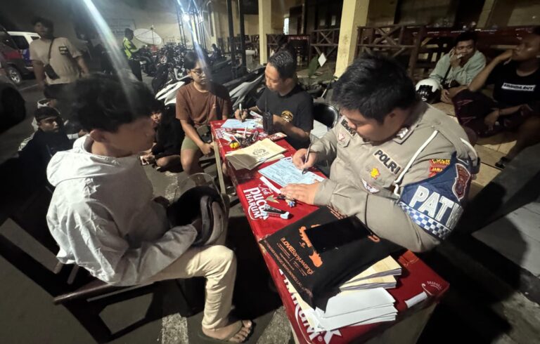 Polres Situbondo Gelar Patroli KRYD, Amankan Puluhan Motor Balap Liar