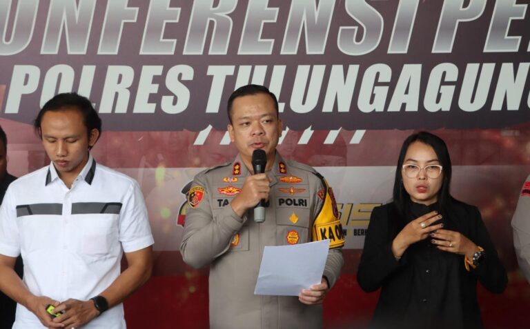 Polres Tulungagung Berhasil Ungkap Peredaran Bahan Peledak Ilegal, 5 Tersangka dan 6 Kg Mesiu Diamankan*