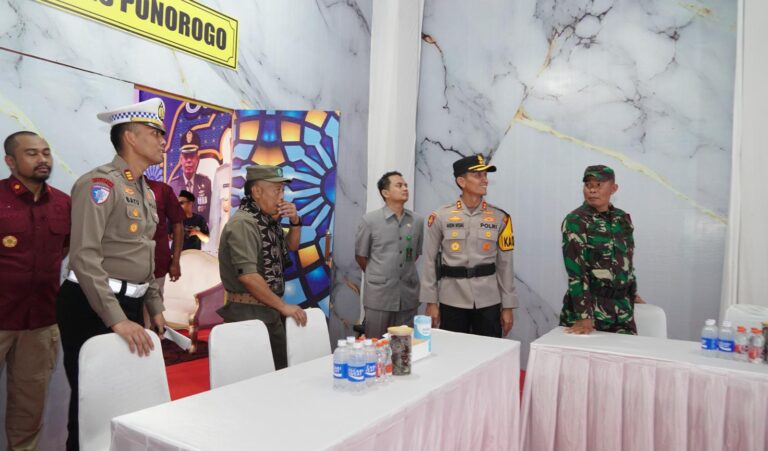 Polres Ponorogo Siapkan Posyan Fasilitas Lengkap dari Pijat Hingga Bengkel Gratis Bagi Pemudik