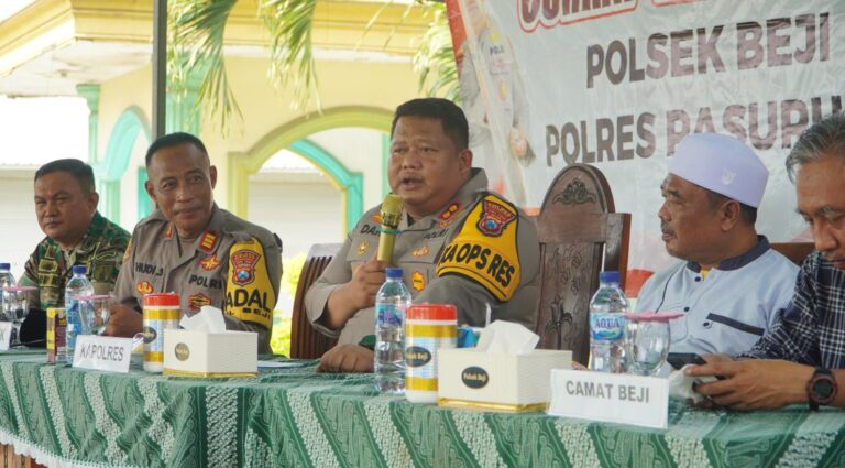 Buka Pos Penitipan Motor Gratis Bagi Pemudik Kapolres Pasuruan Juga Perintahkan Anggota Patroli Rumah Kosong