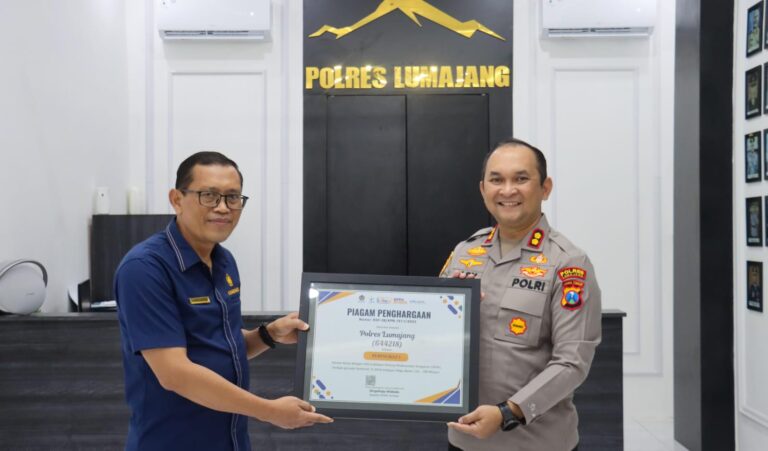 Polres Lumajang Raih Penghargaan Pengelolaan Anggaran Terbaik dari KPPN Jember