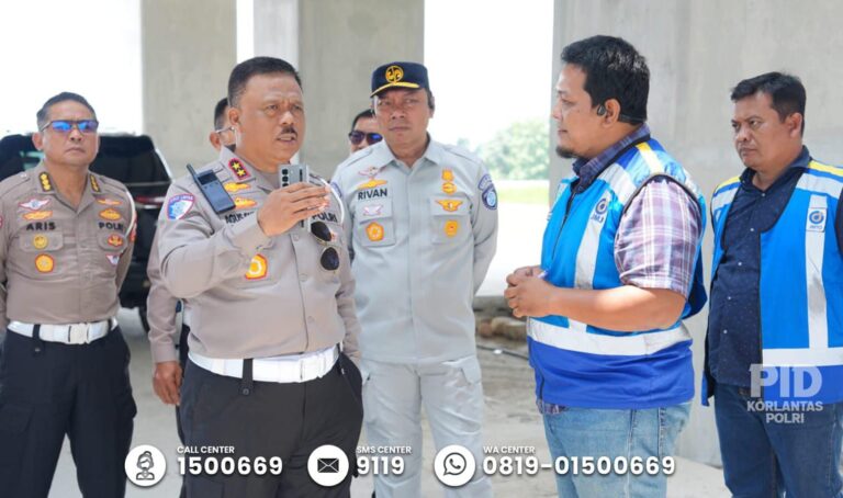 Tinjau GT Banyudono dan Exit Tol Taman Martani, Kakorlantas Tekankan Kolaborasi Pengelolaan Lalu Lintas