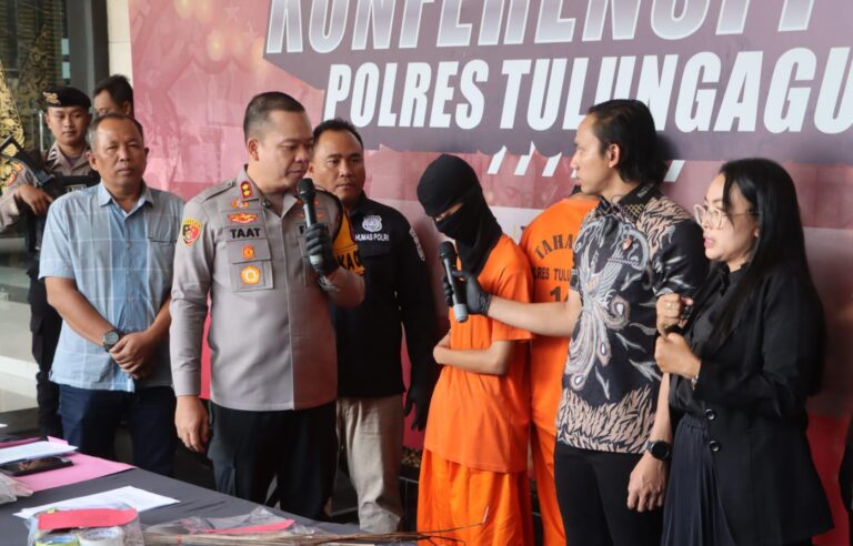 Polres Tulungagung Tetapkan 7 Tersangka Kasus Balon Udara Berpetasan 105 Buah