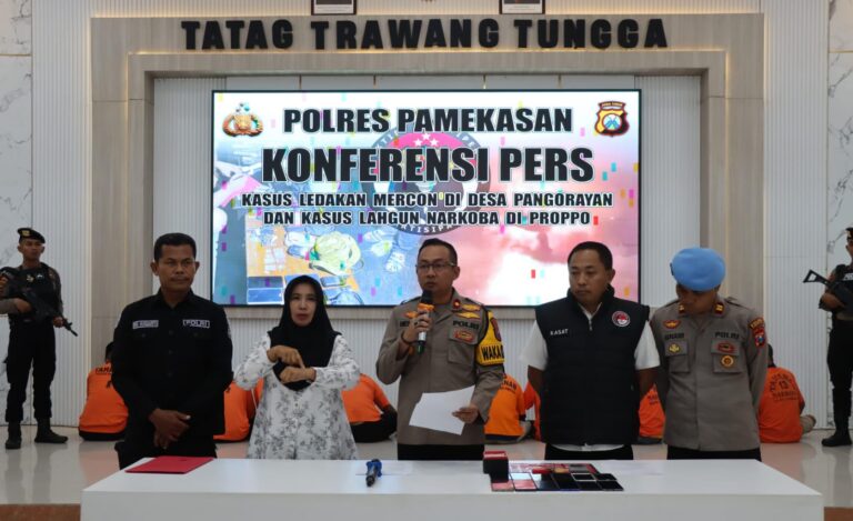Berantas Narkoba, Polres Pamekasan Amankan 1 Bandar dan 2 Pengedar
