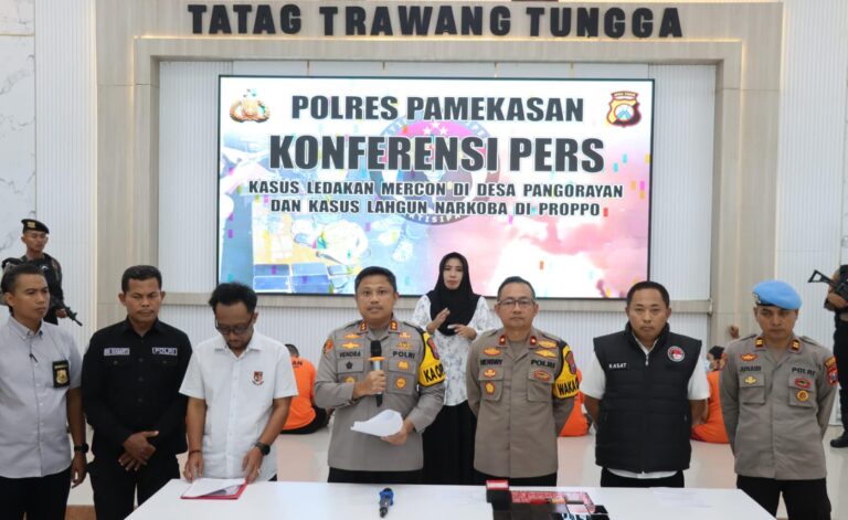 Polisi Amankan 8 Tersangka Kasus Pesta Kembang Api Berujung Maut di Pamekasan
