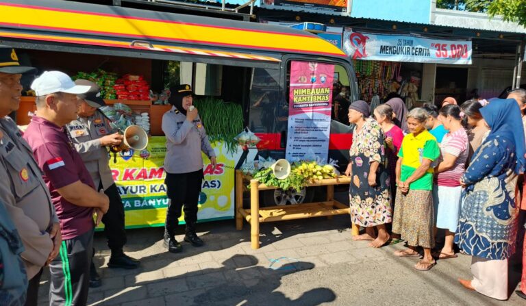 Program “Mayur Kamtibmas” Polresta Banyuwangi Sosialisasi Bahaya Judi Online dan Narkoba