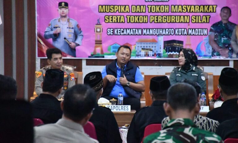 Silaturahmi Kapolres Madiun Kota dengan Tokoh Pencak Silat Jalin Kerja Sama, Jaga Kamtibmas Jelang Suro