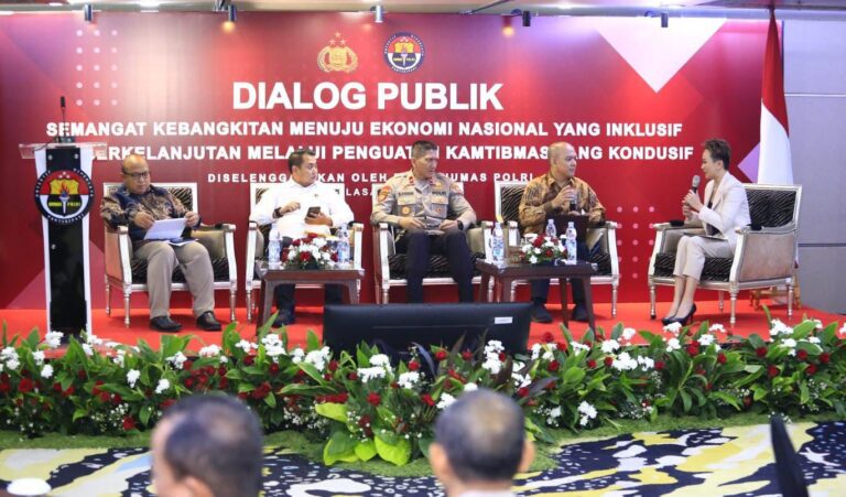 Polri Gelar Dialog Publik: Dorong Ekonomi Nasional Inklusif dan Berkelanjutan Melalui Penguatan Kamtibmas