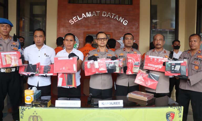 Resnarkoba Polres Karangasem Amankan 6 Pengedar Narkoba di 3 TKP