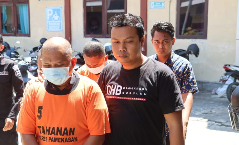 Polres Pamekasan Berhasil Amankan Tersangka Bandar dan Pengedar Narkoba di Madura