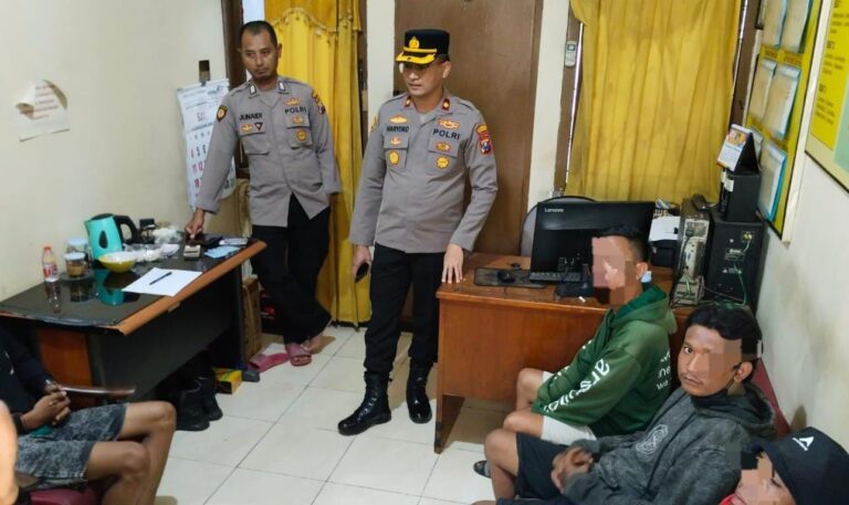 Operasi Pekat II Semeru, Polisi Amankan Tujuh Jukir Liar di Wonocolo