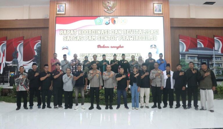 Polresta Sidoarjo Siap Amankan 1 Suro, Satgas Sentot Prawirodirjo Dikukuhkan