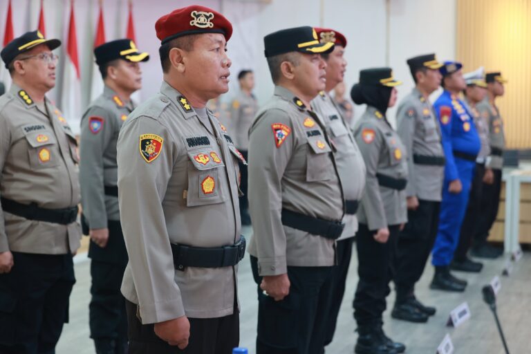 Polda Jawa Timur Ikuti Upacara Pemuliaan Nilai-nilai Luhur Tribrata Sambut Hari Bhayangkara ke-79