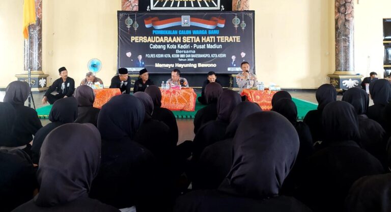 Pesan Polisi untuk 368 Calon Warga Baru PSHT Cabang Kota Kediri