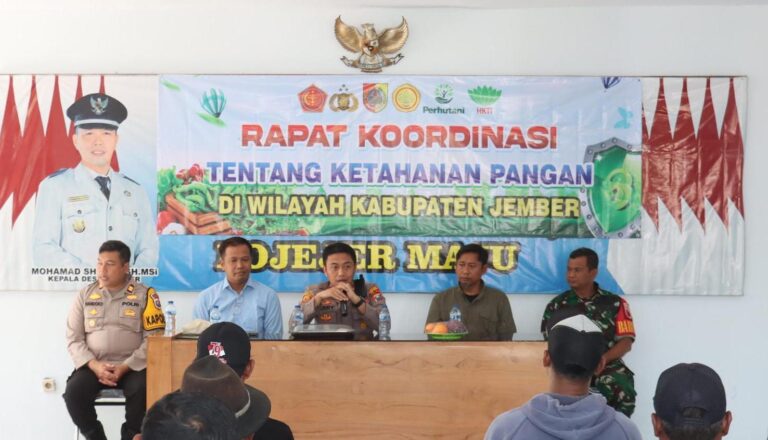 Polres Jember Gelorakan Swasembada Pangan Ajak Warga Tingkatkan Produksi Pertanian