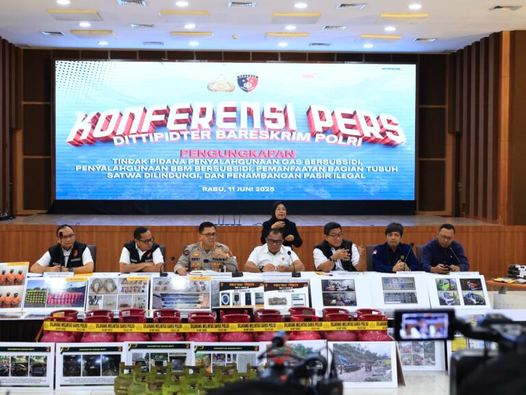 Bareskrim Polri Ungkap 5 Kasus Besar Penyalahgunaan BBM dan Gas Subsidi di Berbagai Daerah