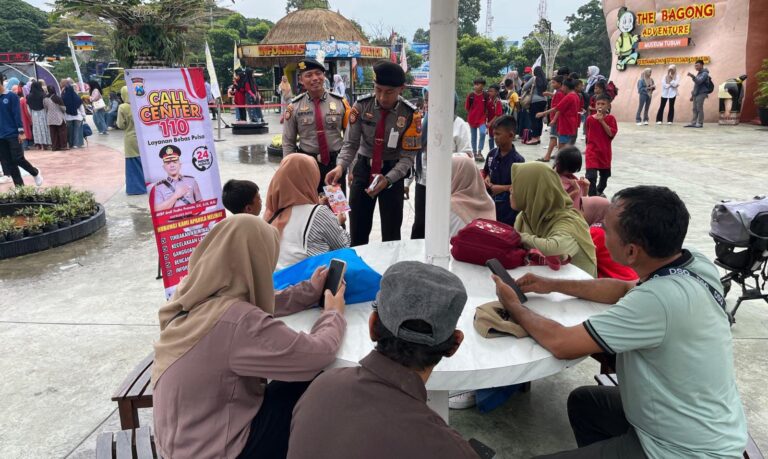 Polres Batu Gencar Sosialisasikan Layanan Call Center 110 Sasar Lokasi Wisata Hingga Perkampungan