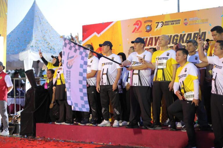 Bhayangkara Babel Run 2025 Sukses Digelar, 3.002 Peserta Ramaikan Ajang Lari di Polda Bangka Belitung