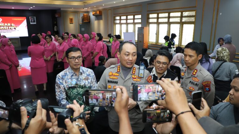 Hari Bhayangkara ke-79 dan HKGB ke-73, Polresta Malang Kota Beri Layanan Vaksin HPV Gratis Bagi Kaum Perempuan