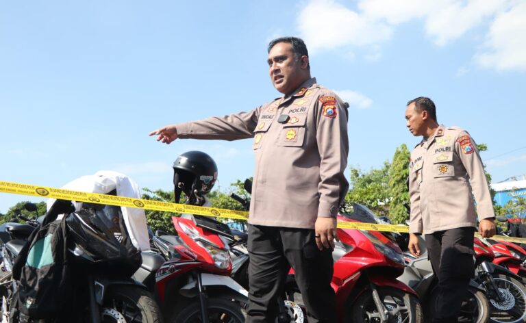 Polres Tuban, Pulangkan 224 Unit Kendaraan Roda Dua, 73 Unit Belum Diketahui Pemiliknya