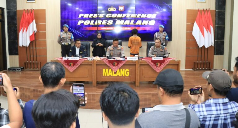 Polres Malang Ungkap Kasus Kekerasan Anak di Wagir Tetangga Korban Jadi Tersangka