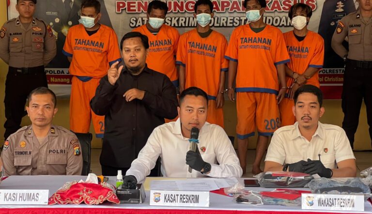 Polresta Sidoarjo Berhasil Amankan Residivis Spesialis Curanmor