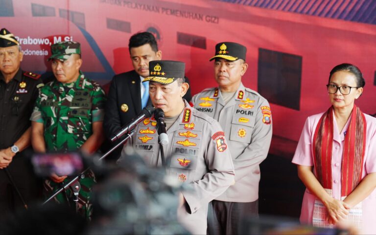 Hadiri Groundbreaking 29 SPPG Polda Sumut dan Jajaran, Kapolri Komitmen Dukung Program MBG