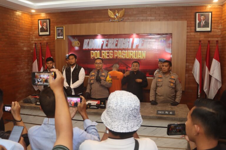 Polres Pasuruan Berhasil Ungkap Misteri Jenazah di Sungai Purwosari 3 Tersangka Diamankan